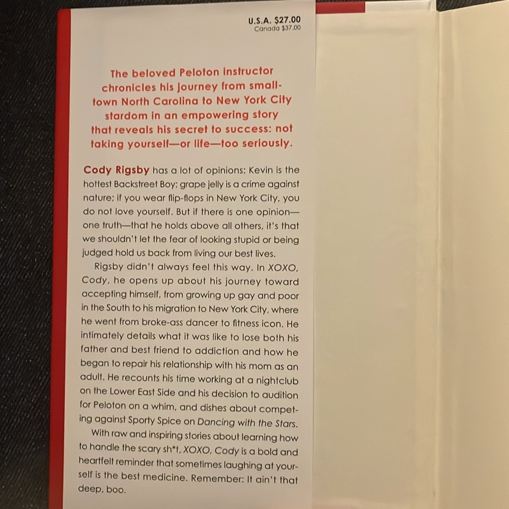 Signed Cody Rigsby Book - Picture 2 of 4